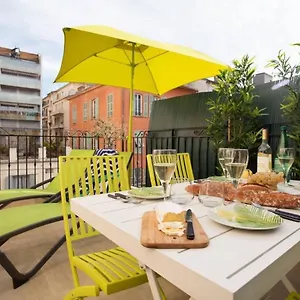 F2 Terrasse, Moderne, Hyper Centre, Clim, Ascenseur- Dubouchage Nice